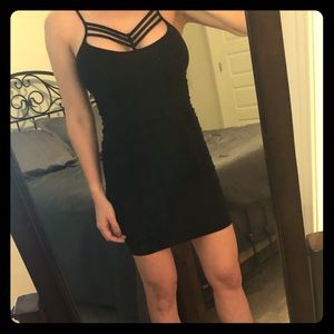 Black Bodycon Strapless Dress